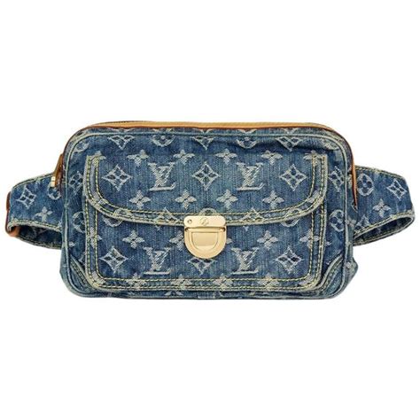 lv boombag|Lv denim bum bag.